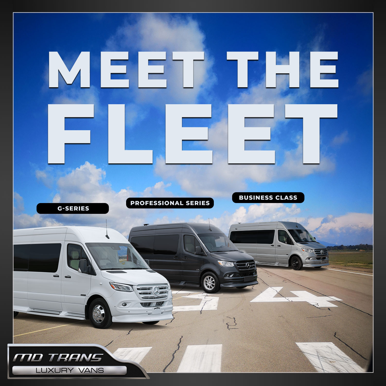 Executive Business Class Mercedes Sprinter Vans MD Trans Sprinter Meet the Fleet vertical